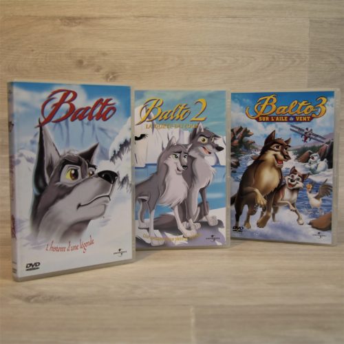 Lot de 3 DVD de Balto 1, 2 et 3