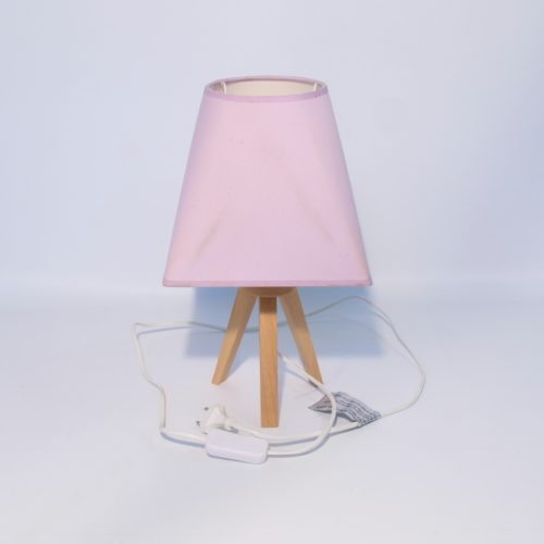 Lampe de table, blanc/rose.