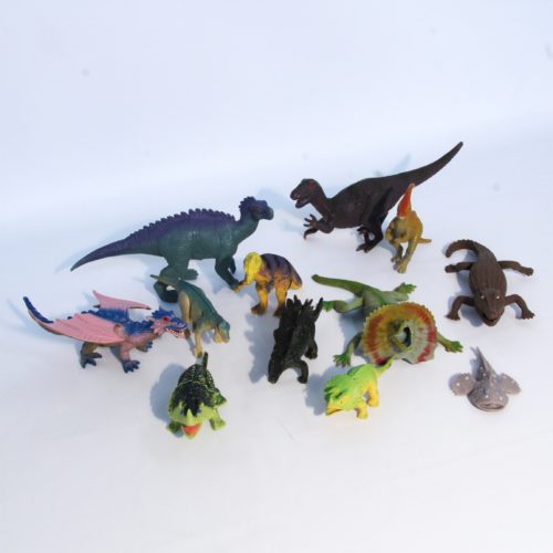 Lot de 12 Figurines Dinosaures