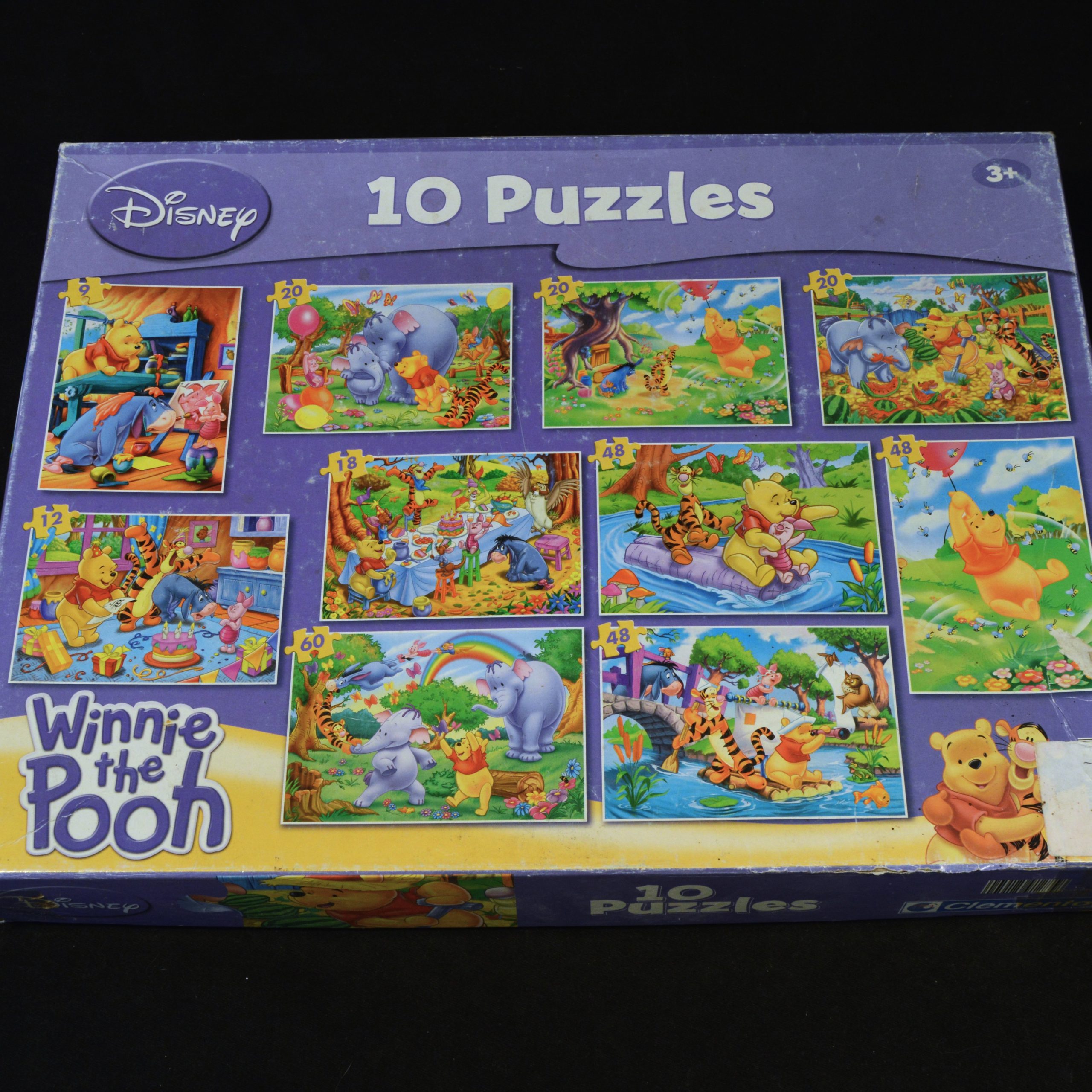 Boite de 10 puzzles Winnie L’ourson