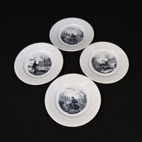 4 assiettes chasse