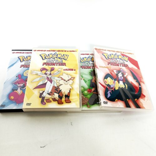Lot de 4 DVD Pokémon battle frontier