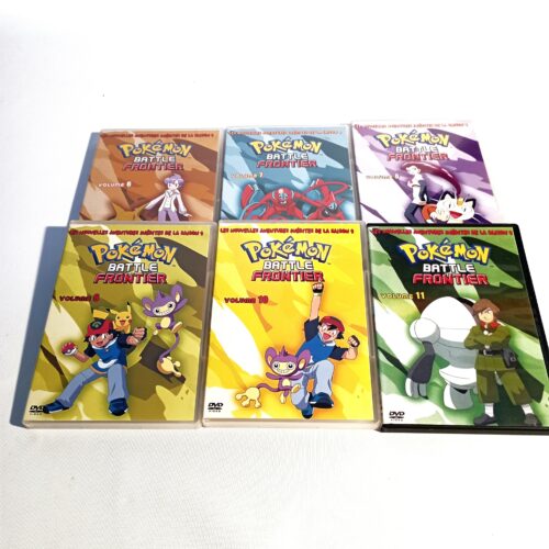 Lot de 6 DVD Pokémon battle Frontier