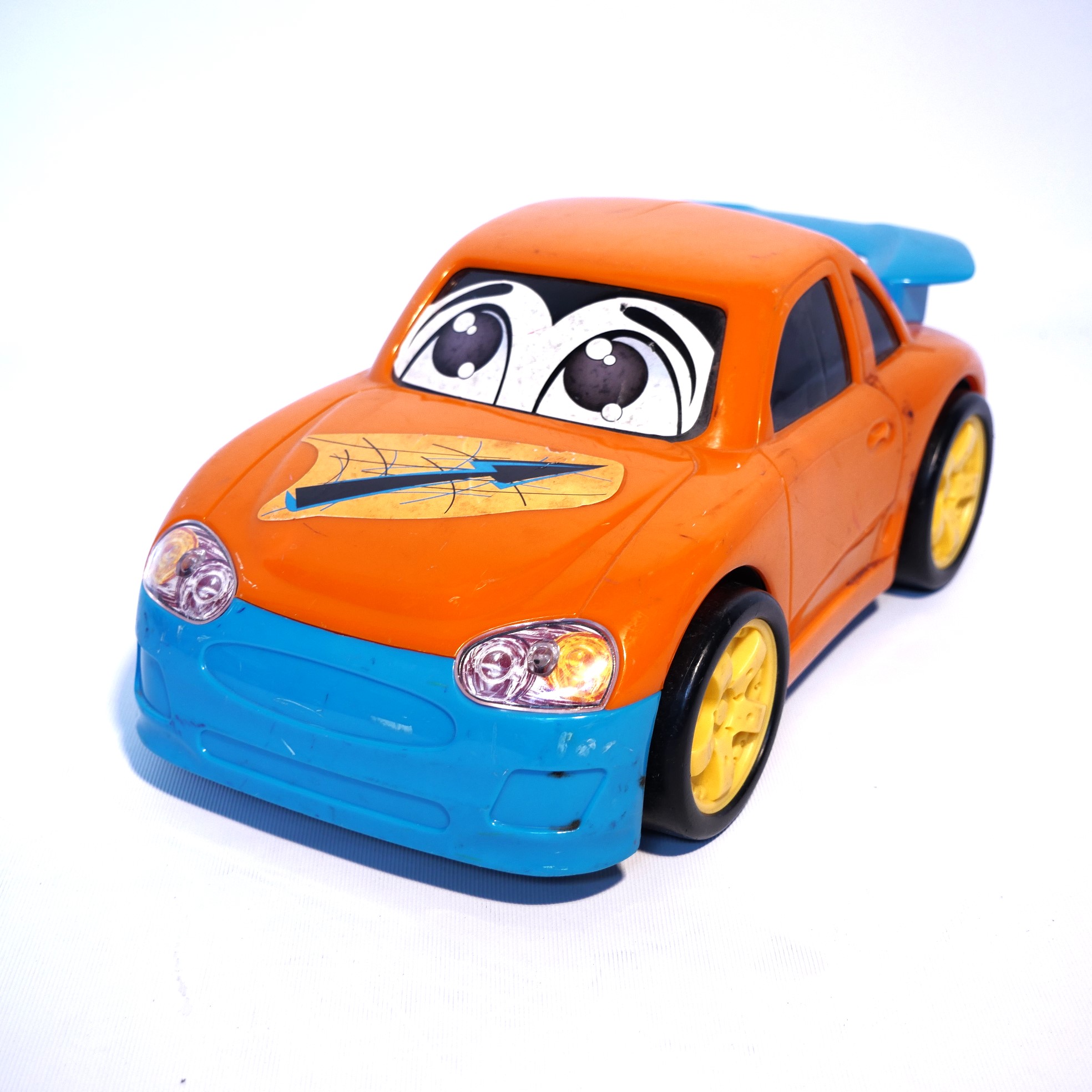 Voiture cars orange et bleu