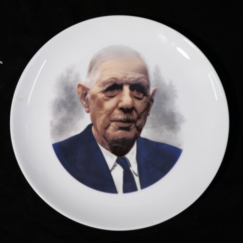 assiette murale Charles de Gaulle