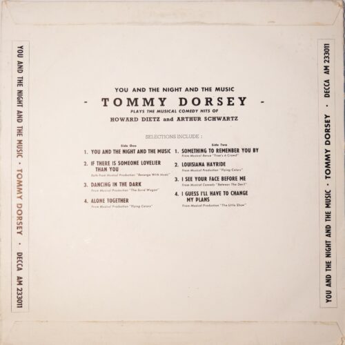 Tommy Dorsey And His Orchestra – You And The Night And The Music
