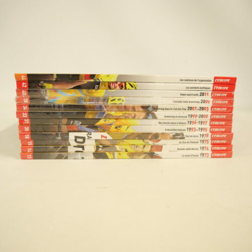 Lot de 12 livres hors-série sur le Tour de France