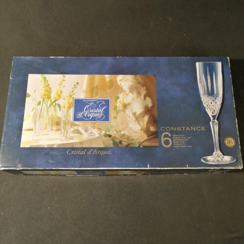 6 verres à vin Cristal D’arques Modèle