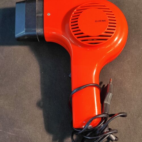 Sèche-cheveux orange GIRMI 10 000W vintage