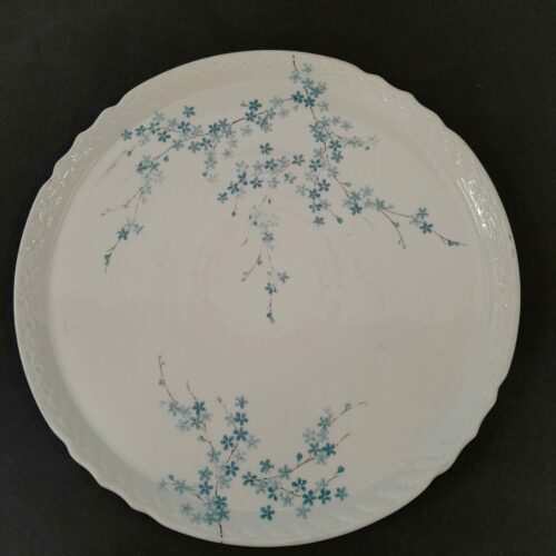 Lot d’un plat de service et d’un plat à tarte « Les décors de Paris »