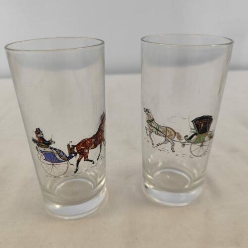 Lot 6 verres vintage