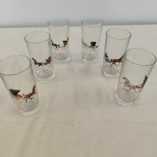 Lot 6 verres vintage
