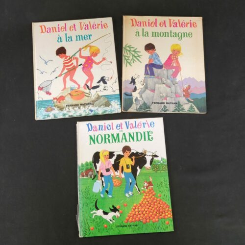 Lot de 3 livres « Daniel et Valérie »