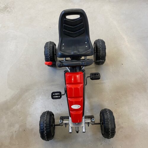 Kart à pédales rouge pour enfants