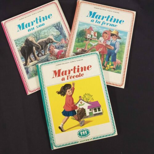 Lot de 3 livres vintage Martine