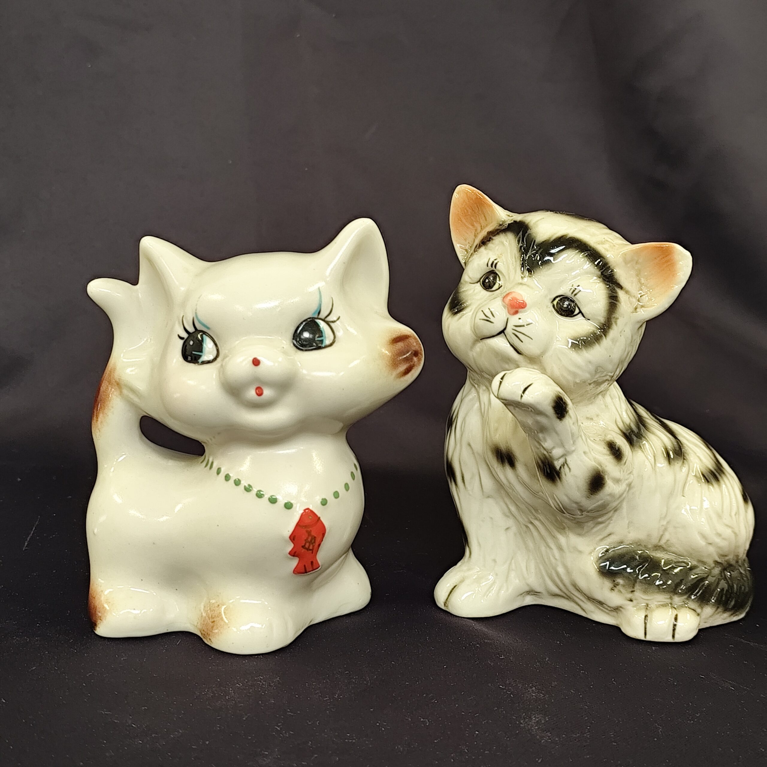 tirelires chat vintage