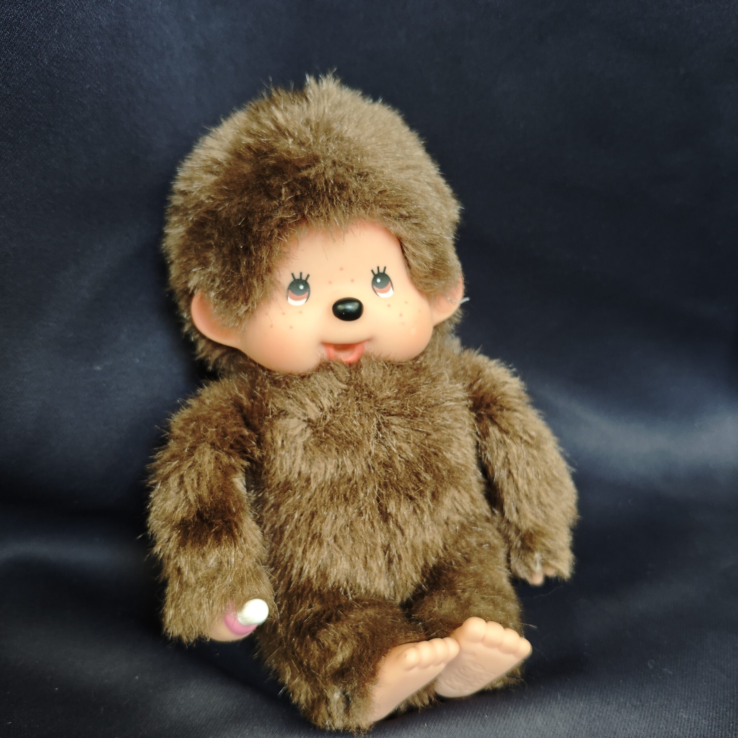 Grande Peluche Kiki Monchhichi Vintage 1974 – 40cm Et 45cm – Japon – Lot De 2